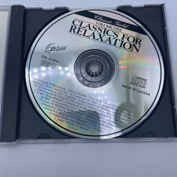Excelsior Classics For Relaxation Volume One CD - Picture 4 of 6